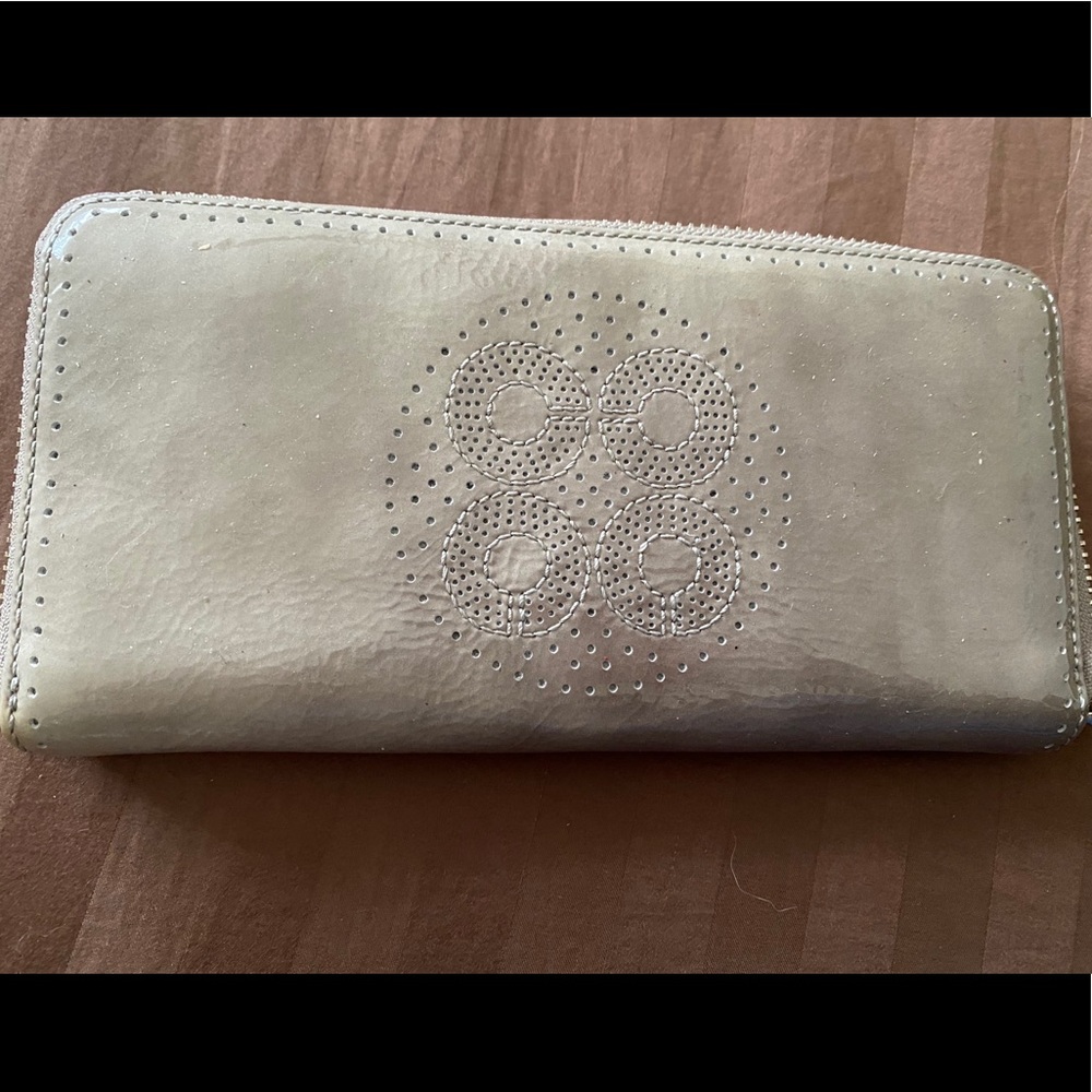 Coach patent leather wallet